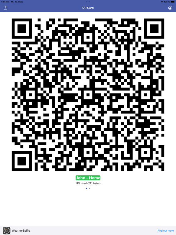 Screenshot #4 pour QR Code vCard