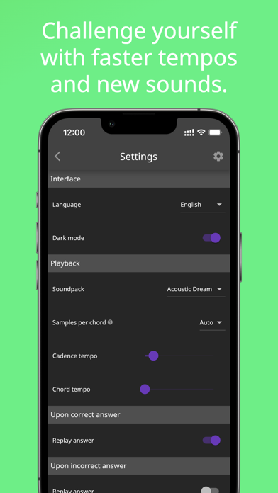Chord X — Guitar Ear Training Screenshot