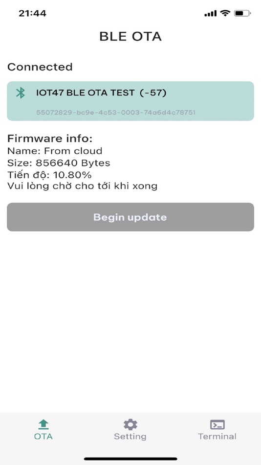 #2. BLE OTA (iOS) 由: VAN NGUYEN DAO