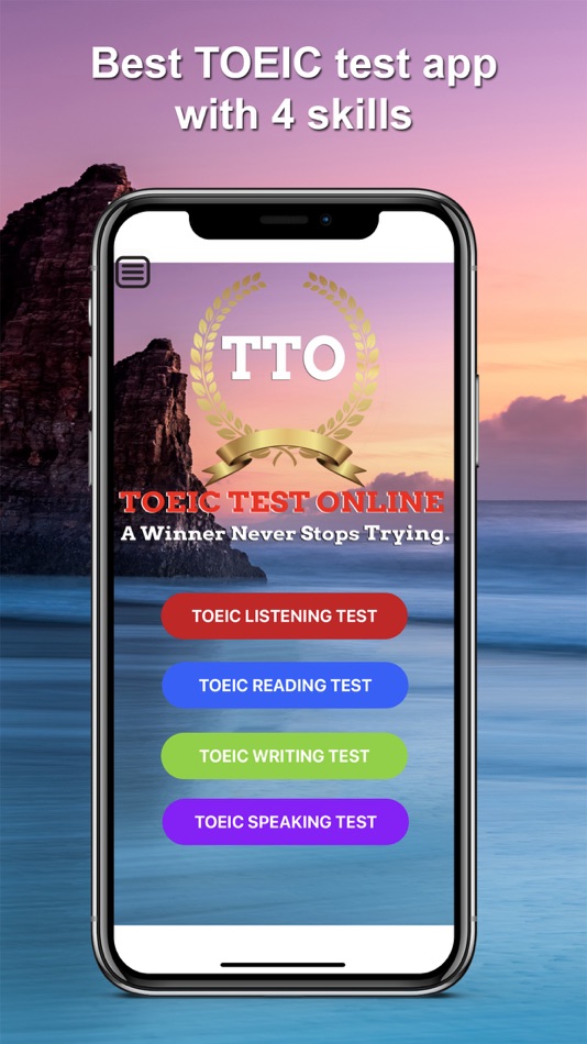 #1. EZ Test - TOEIC® Online PRO (iOS) بواسطة: Nhat Xuan