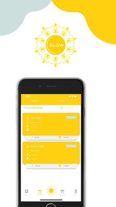 Glow Yogastudio Screenshot