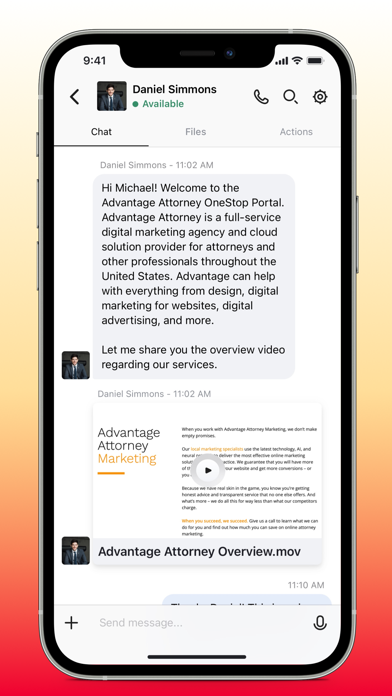 Advantage Attorney Hub Screenshot