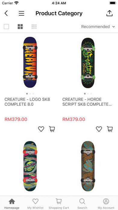 SHOWROOM. Screenshot
