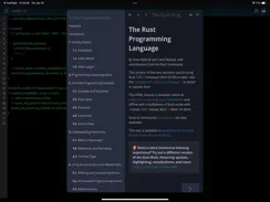 Rust IDE - Minimal Code iPad image 3
