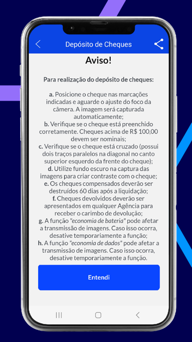 Banrisul Depósito de Cheques Screenshot