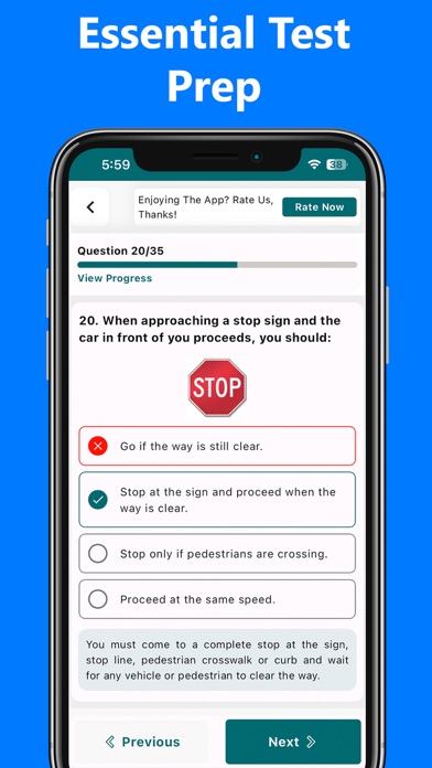 Drivers Permit Test : DMV 2024 Screenshot