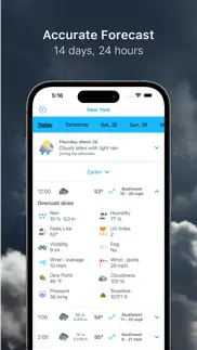 weather 14 days - meteored pro iphone screenshot 3