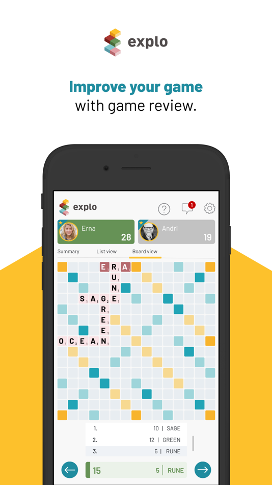 #5. Explo® Word Game (iOS) 由: Mideind ehf.