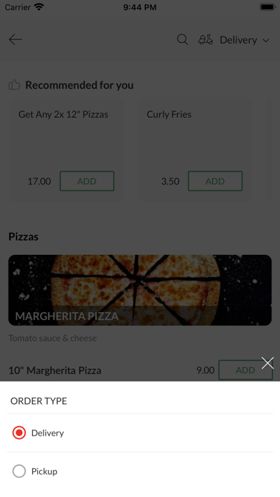 Cucina Pizza Screenshot