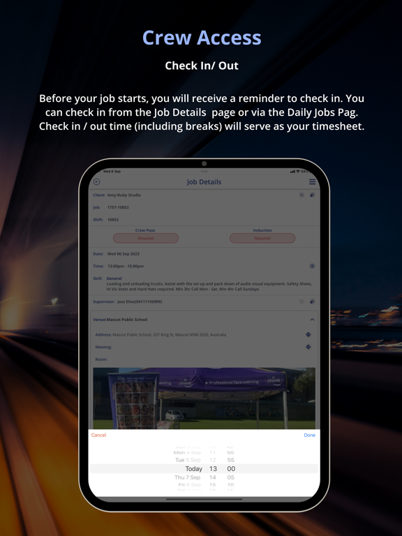 Screenshot #4 pour CrewCard App
