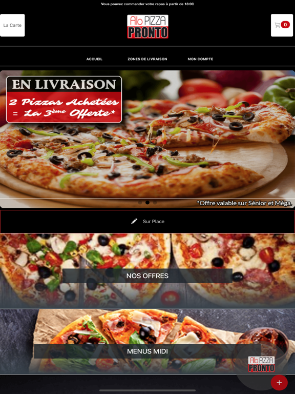 Screenshot #5 pour Allo Pizza Pronto Savigny