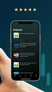 stockcast-stocks & podcast iphone screenshot 2