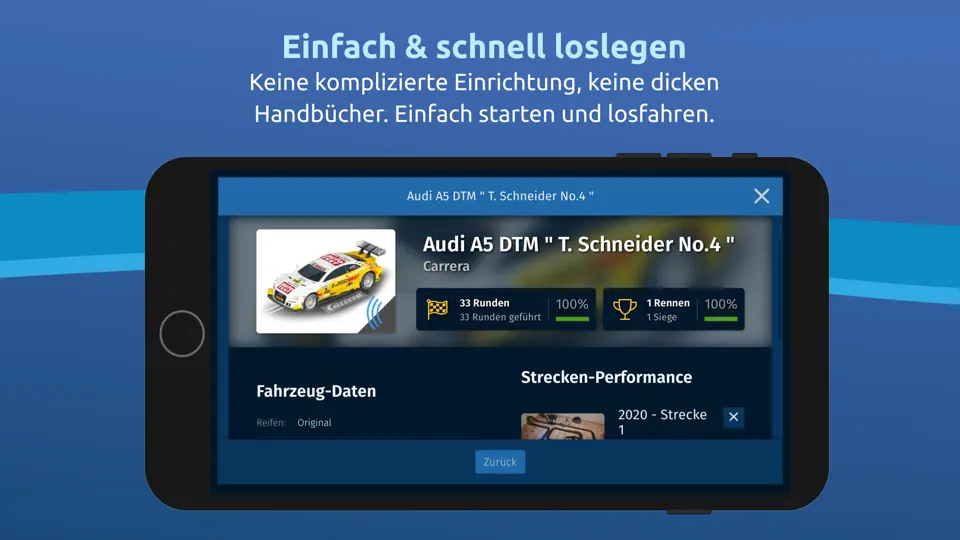 Screenshot von SmartRace Für Carrera GO Plus auf dem iPhone 4