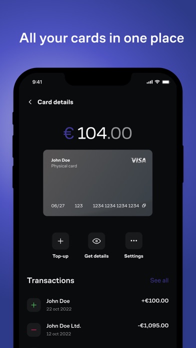 Screenshot #2 pour Cardaq - Mobile Finance