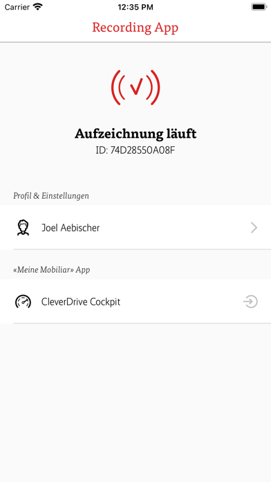 CleverDrive Recording Screenshot
