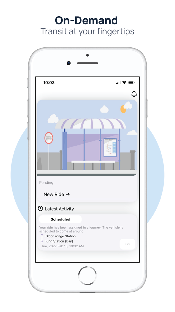 On Demand Transit Rider App