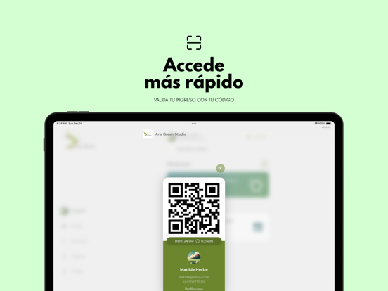 Ana Green Studio iPad screenshot