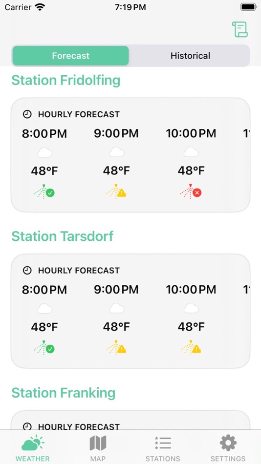 #3. Mak - Virtual Weather Stations (iOS) بواسطة: Serhii Pryimachuk