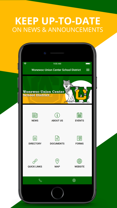 Wonewoc-Center School District Screenshot