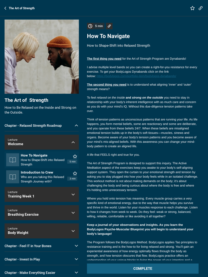 The Mind Body Adventure