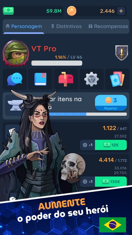 Lost Vault: AFK Retro RPG screenshot 1