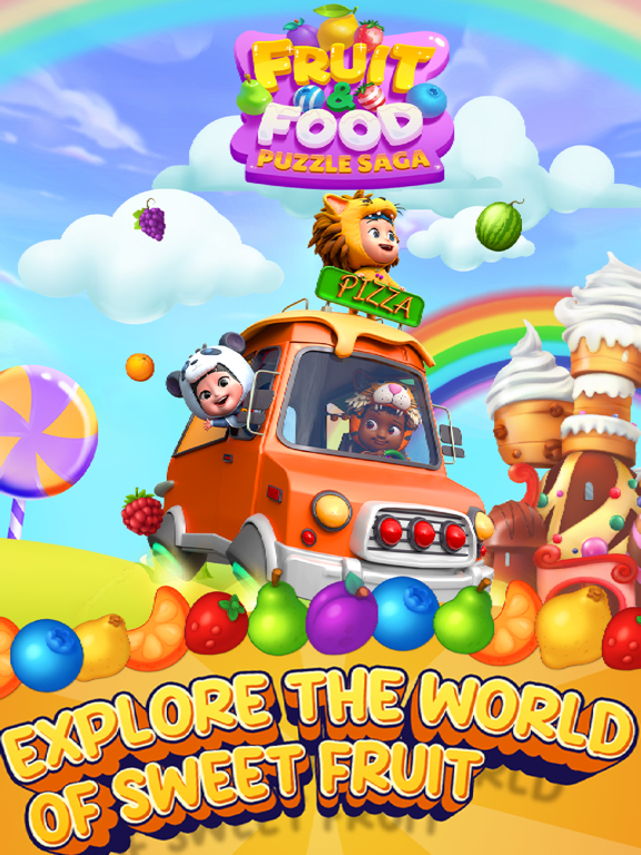 Fruit & Food: Puzzle Saga