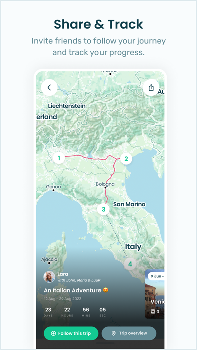 Stippl - Travel Planner Screenshot