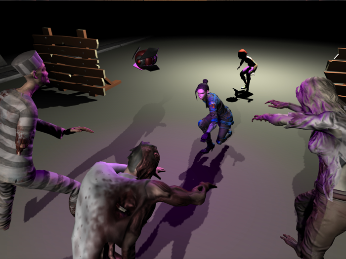 Zombie Survival Drone Attack