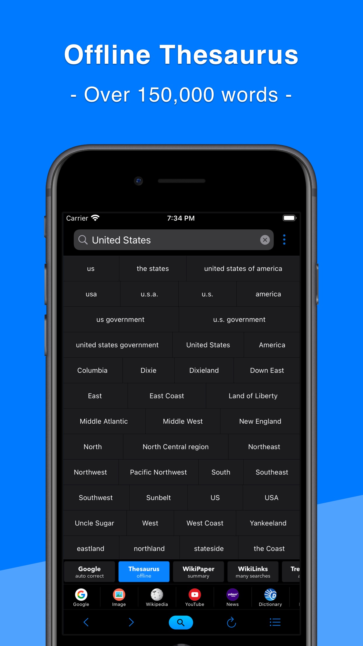 Screenshot do app Word Watch - Keyword Search