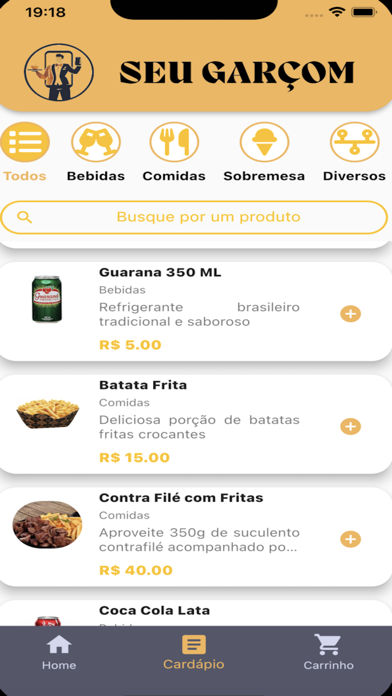 Seu Garçom Screenshot