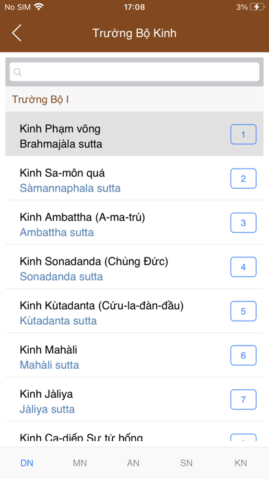 Nikaya Reading Screenshot