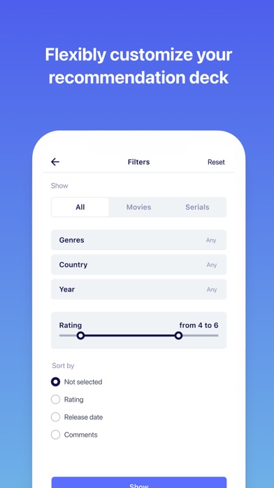 Kinoki - find Movie, TV, Anime Screenshot