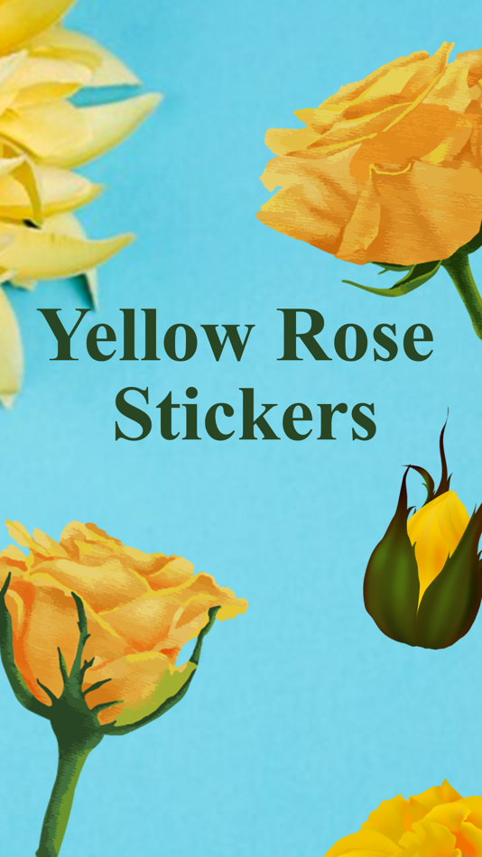 Yellow Rose Stickers - 1.2 - (iOS)