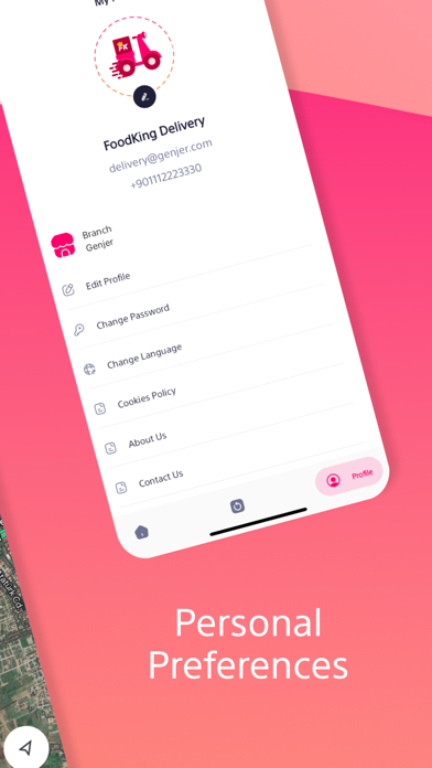 FoodKing - Delivery Screenshot
