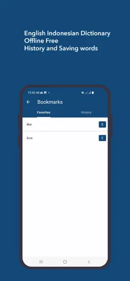 Game screenshot Dictionary English Indonesian apk