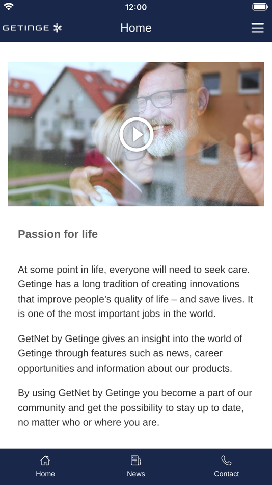 #1. GetNet by Getinge (iOS) De: Getinge AB