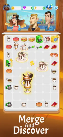 Game screenshot Merge Barista: Café Decoration mod apk