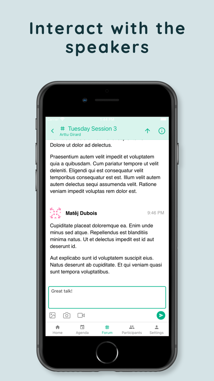 ComsApp conference app