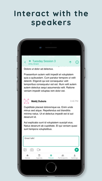 ComsApp, conference app