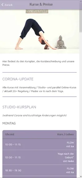 Game screenshot YOGAHeimat apk