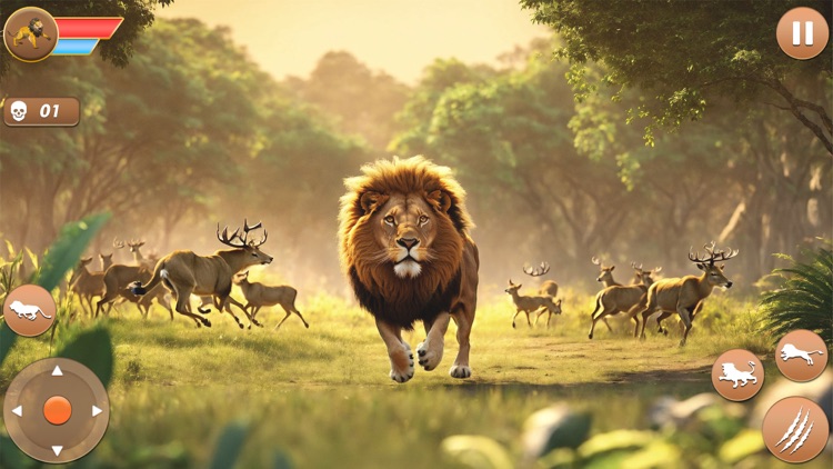 Angry Lion Simulator Lion Game screenshot-3