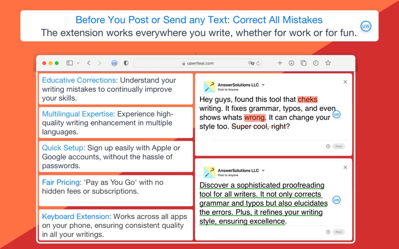 How to cancel & delete upwrite: proofreads your texts 3