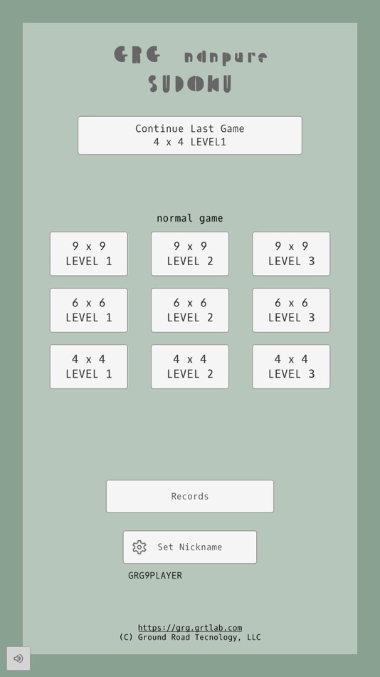 #2. GRG nanpure SUDOKU (iOS) 由: Ground Road Technology, LLC