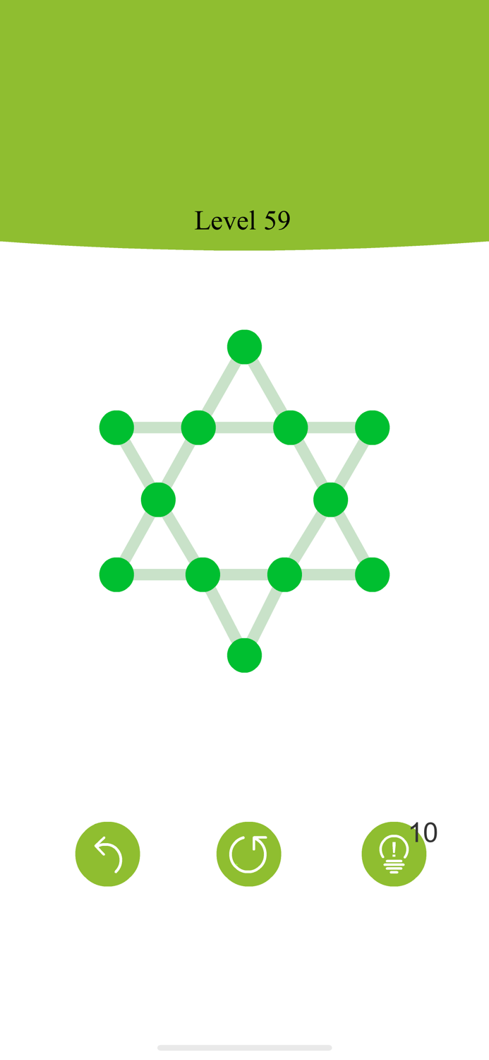 Draw One Line -- connect dots