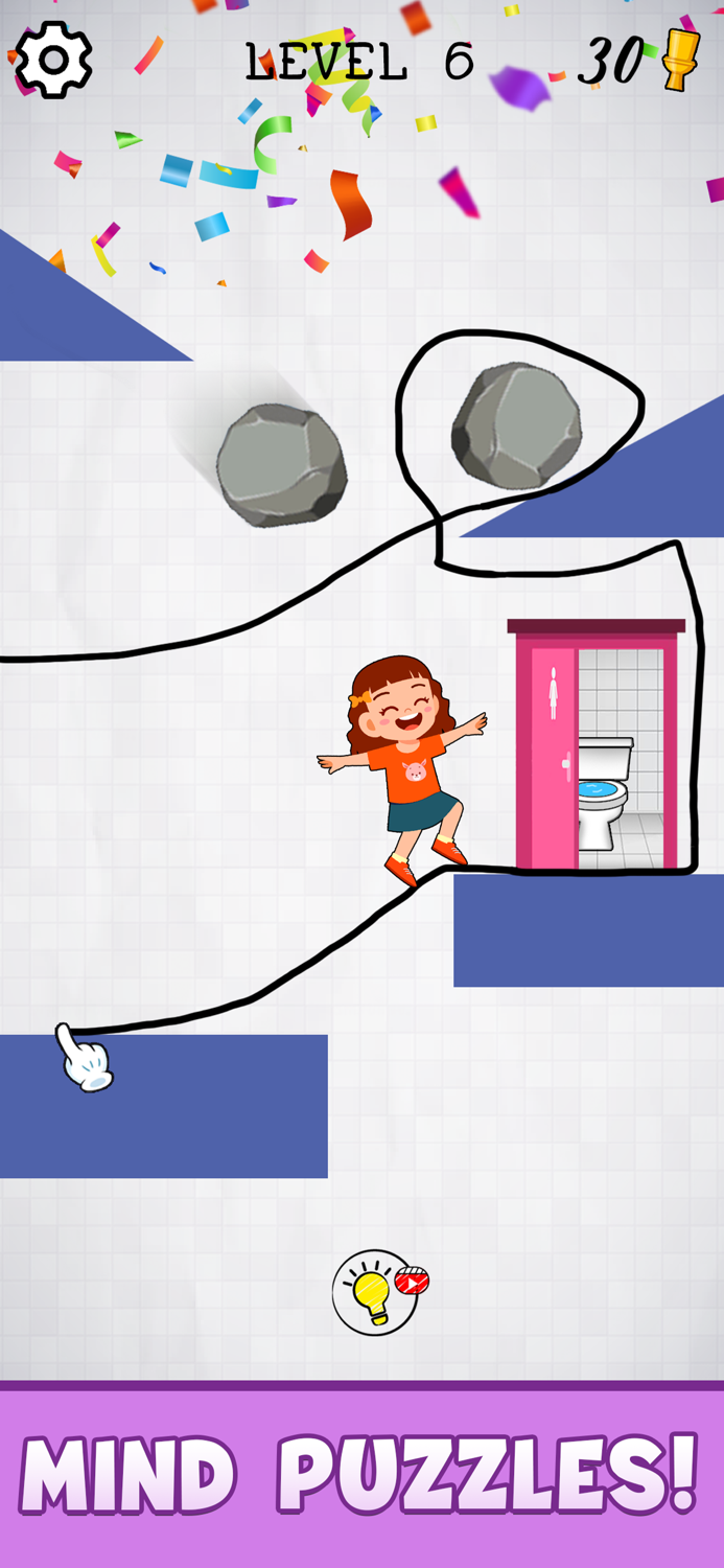 Pull the Pin Toilet Rush