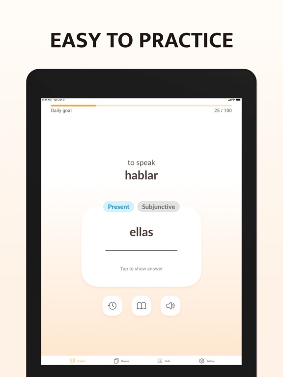 Screenshot #4 pour ConjuGato – Spanish Verbs