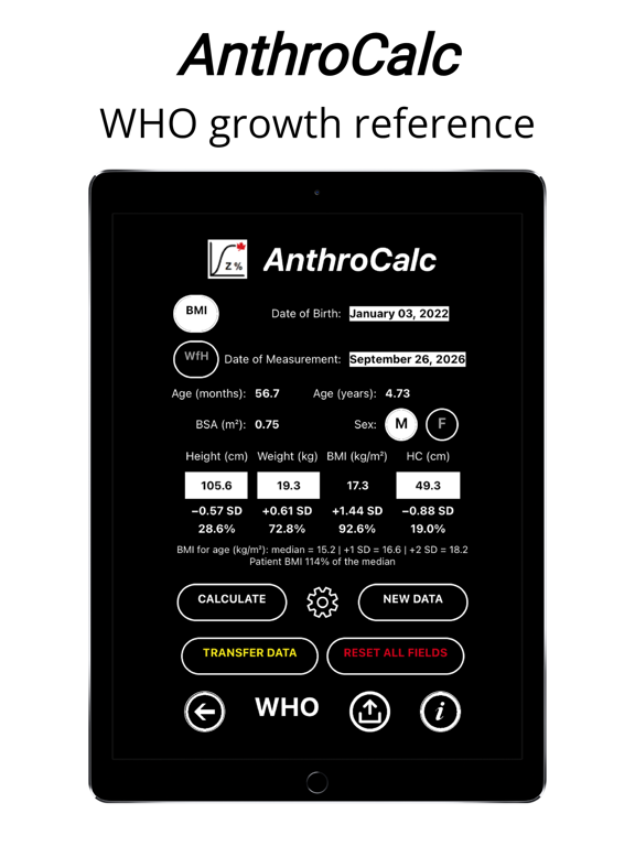 Screenshot #6 pour AnthroCalc