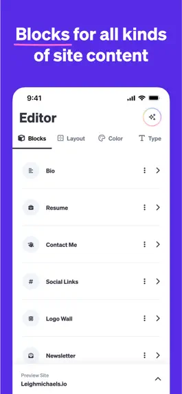Game screenshot Polywork: Website Builder apk