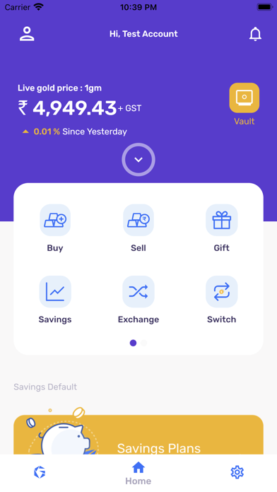 GoldLane - Buy Digital Gold Screenshot