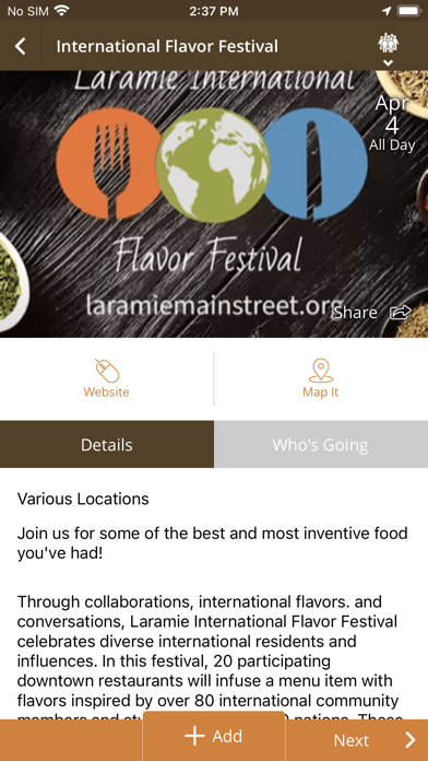 Visit Laramie, Wyoming Screenshot